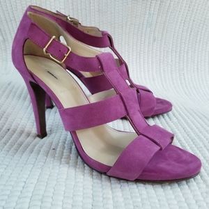 J.Crew Strappy Suede Sandals